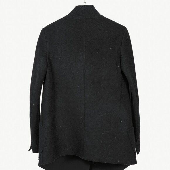 Marie Saint Pierre Black Boiled-Wool Blazer - Picture 2 of 9